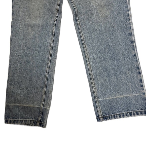 1990s Tommy Hilfiger High Waist Tapered Distressed Jeans / Women’s 30x29 * - Picture 4 of 5